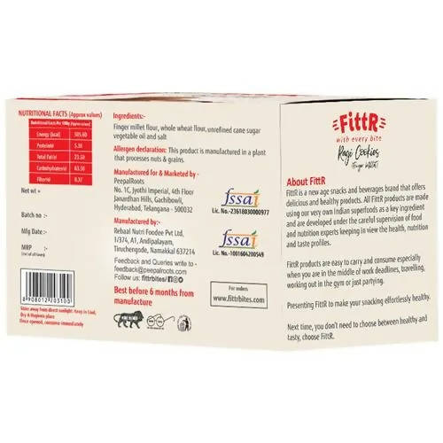 FittR biTes Ragi (Finger Millet) Cookies