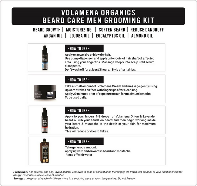 Volamena Beard Care Men Grooming Kit Main Image