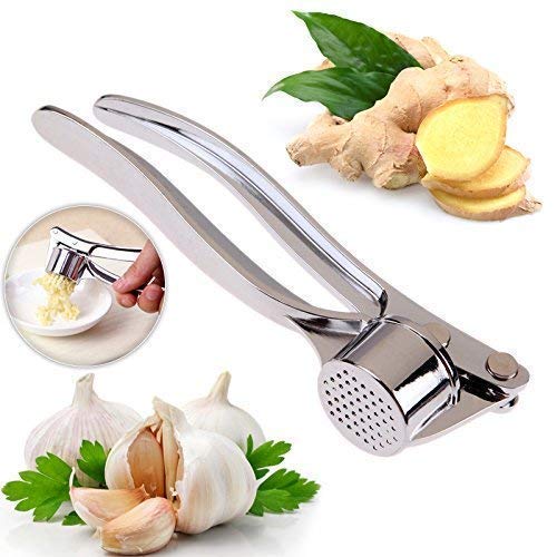 Stainless Steel look - Garlic Squeezer