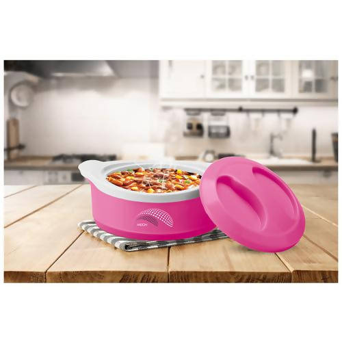 Milton New Marvel 2500 Inner Steel Casserole For Roti/Chapati - Pink Color