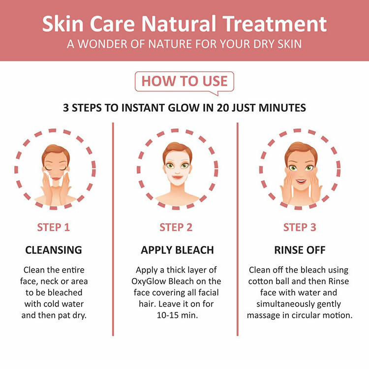 Oxyglow Herbals Lacto Bleach Cream - Anti-Tan Pack