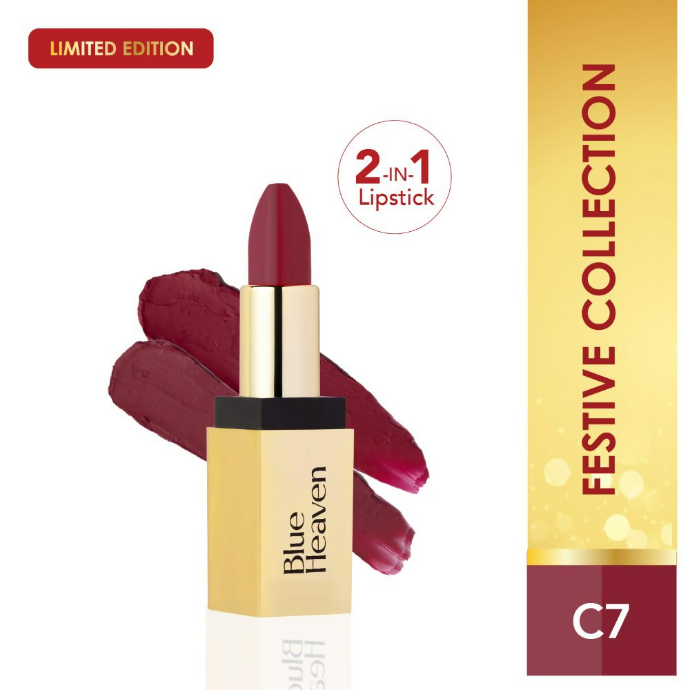 Blue Heaven 2-In-1 Dual Shade Lipstick - C7