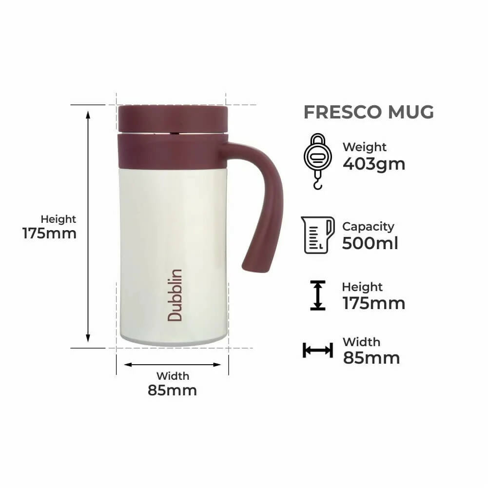 Dubblin Fresco Stainless Steel Mug