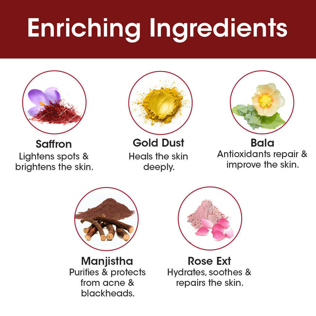 TAC - The Ayurveda Co. Kumkumadi Serum Sheet Mask | with Saffron | for Nourished & Moisturized Skin Main Image