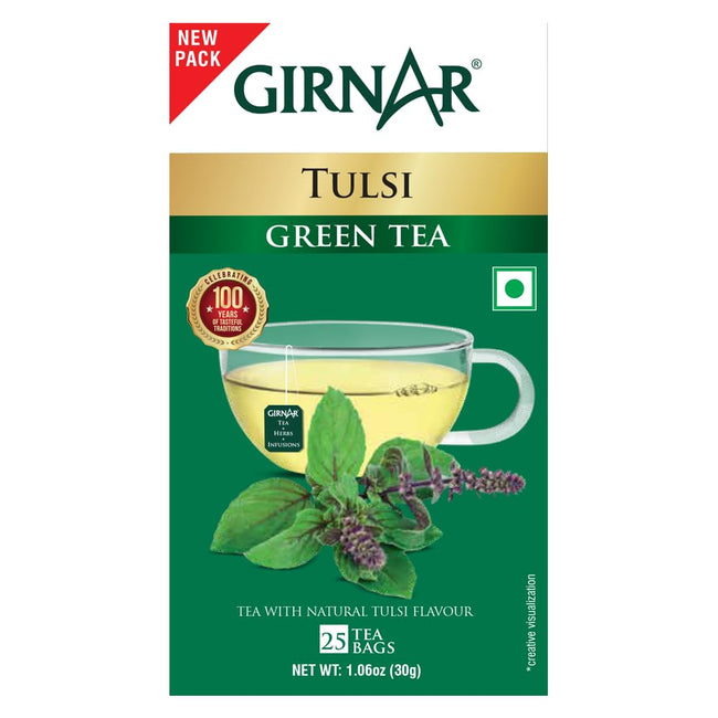 Girnar Green Tea with Tulsi Hover Image