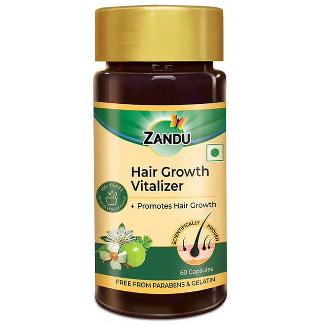 Zandu Hair Growth Vitalizer Capsules Hover Image
