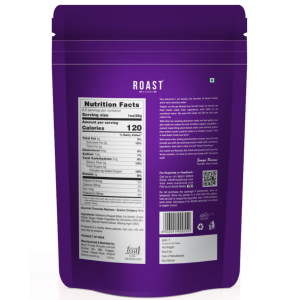 Roast Foods Makhana Gourmet Chocolate