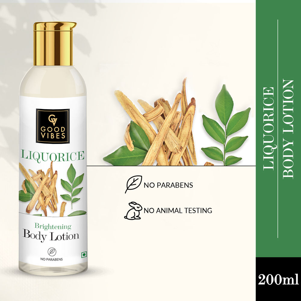 Good Vibes Liquorice Brightening Body Lotion