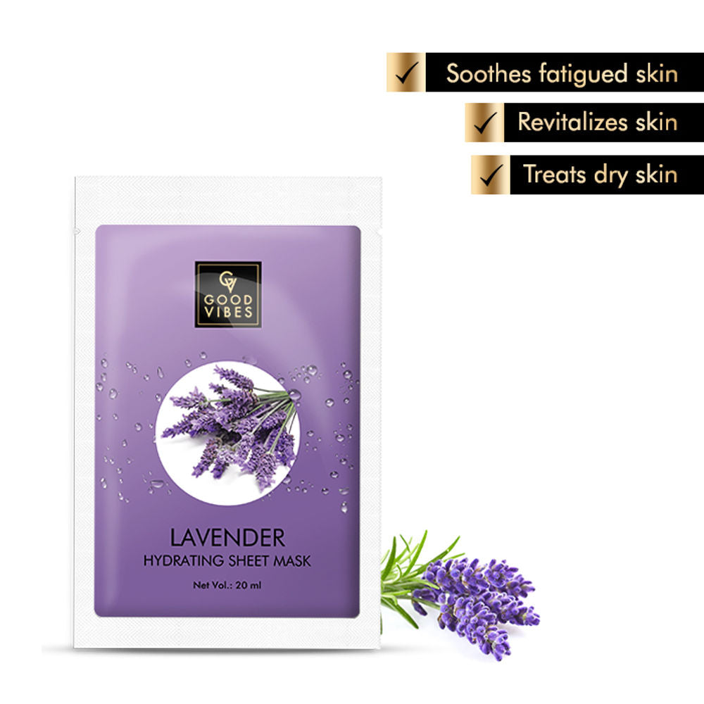 Good Vibes Lavender Hydrating Sheet Mask