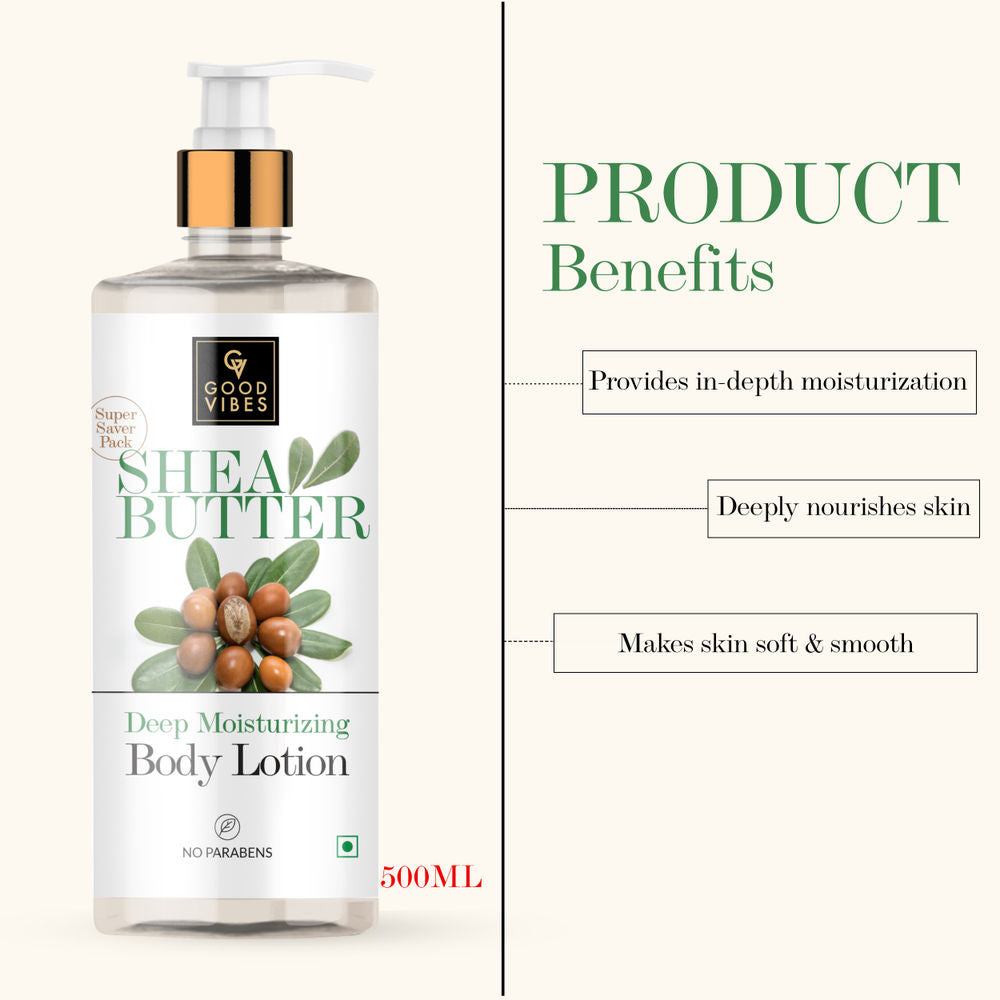 Good Vibes Shea Butter Deep Moisturizing Body Lotion