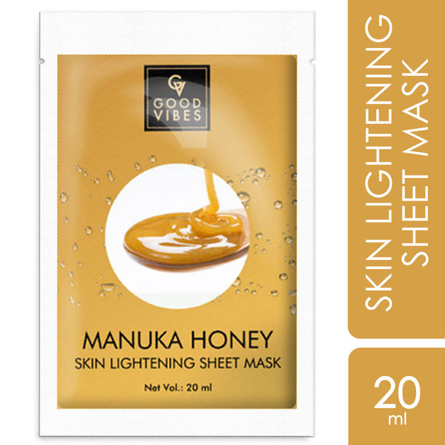 Good Vibes Manuka Honey Skin Lightening Sheet Mask Main Image