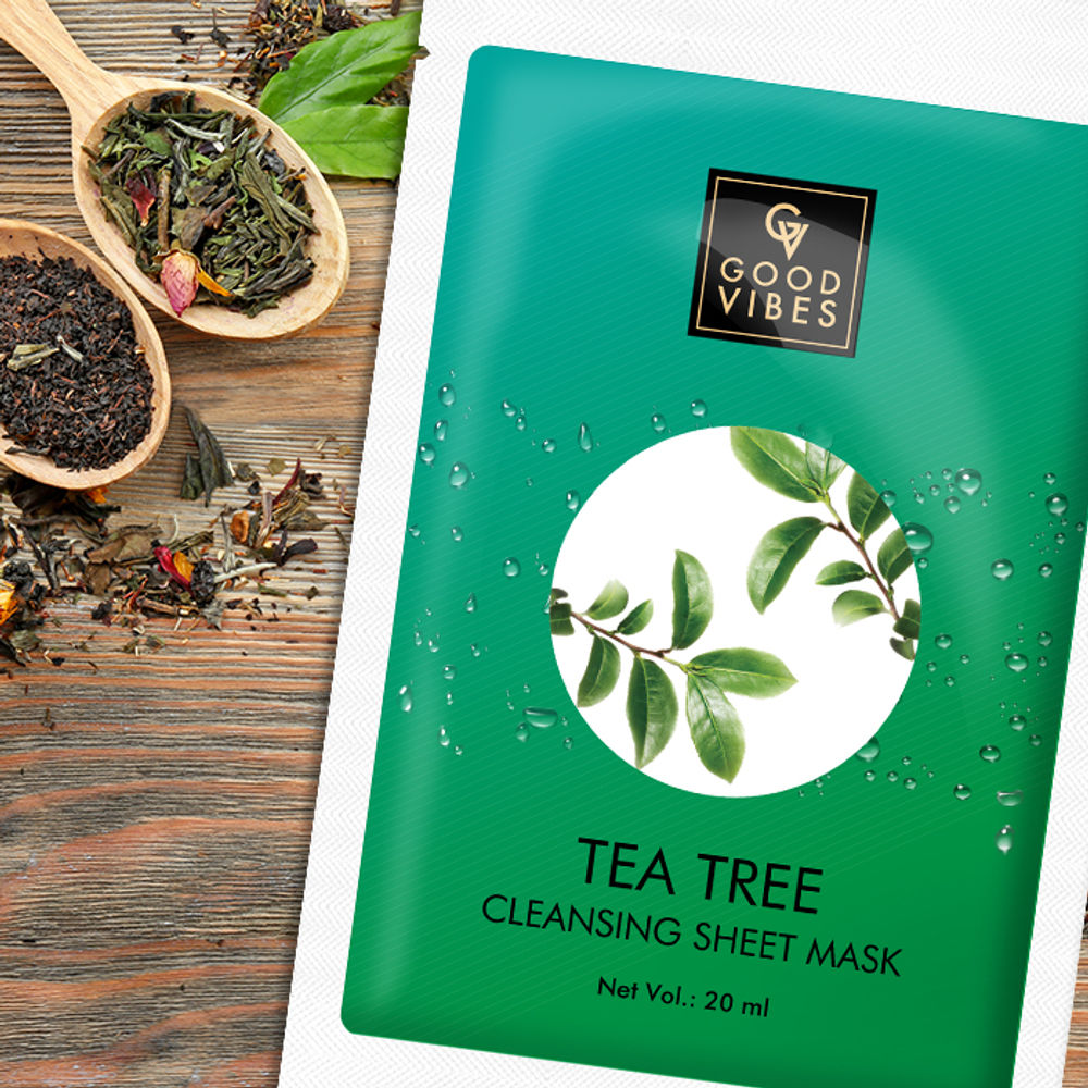 Good Vibes Tea Tree Cleansing Sheet Mask