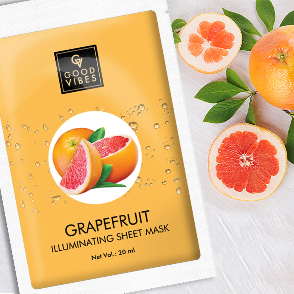 Good Vibes Grapefruit Illuminating Sheet Mask