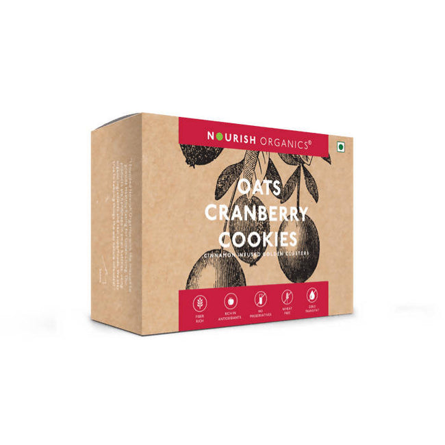 Nourish Organics Oats Cranberry Cookies Hover Image