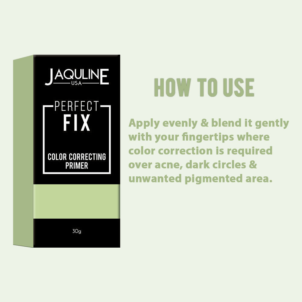 Jaquline USA Perfect Fix Color Correcting Primer - Green