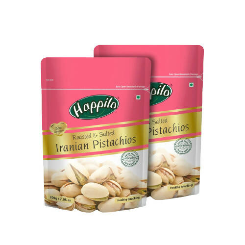 Happilo Premium Roasted & Salted Iranian Pistachios Hover Image