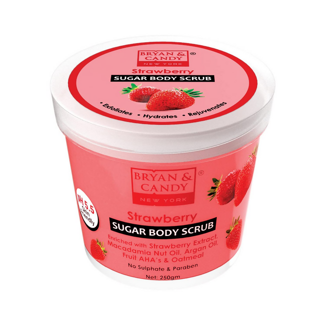 Bryan & Candy Strawberry Sugar Body Scrub Hover Image