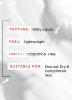 Hyphen By Kriti Sanon 7% Ceramides-Nmf Milky Toner Essence With 5% Glass Skin Blend Of Rice Water Snow Mushroom & Oatmeal