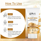 Globus Naturals Anti Acne Multani Mitti Face Pack, For Oily & Acne Prone Skin