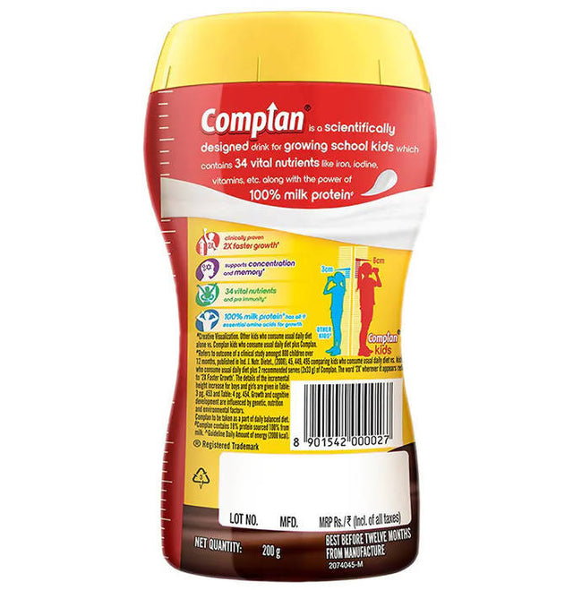 Complan Nutrition and Health Drink Royale Chocolate Jar - Flavourful Nutritious Drink, 100% Milk Protein, Improves Childrens Immune System Main Image