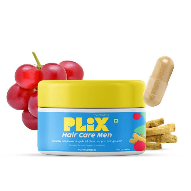 PLIX The Plant Fix Hair Care Men Capsules with Ashwagandha Hover Image