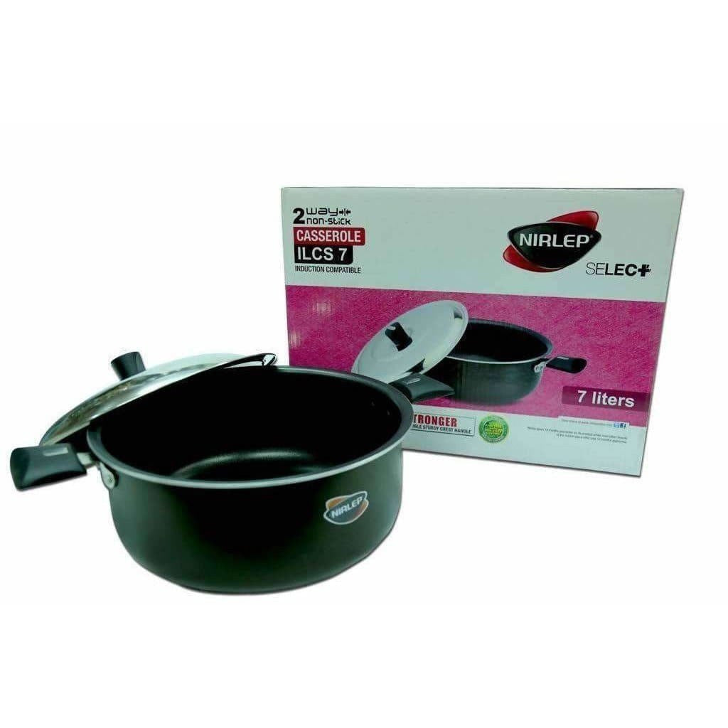 Nirali 2 Way Non-Stick Casserole Induction Compatible