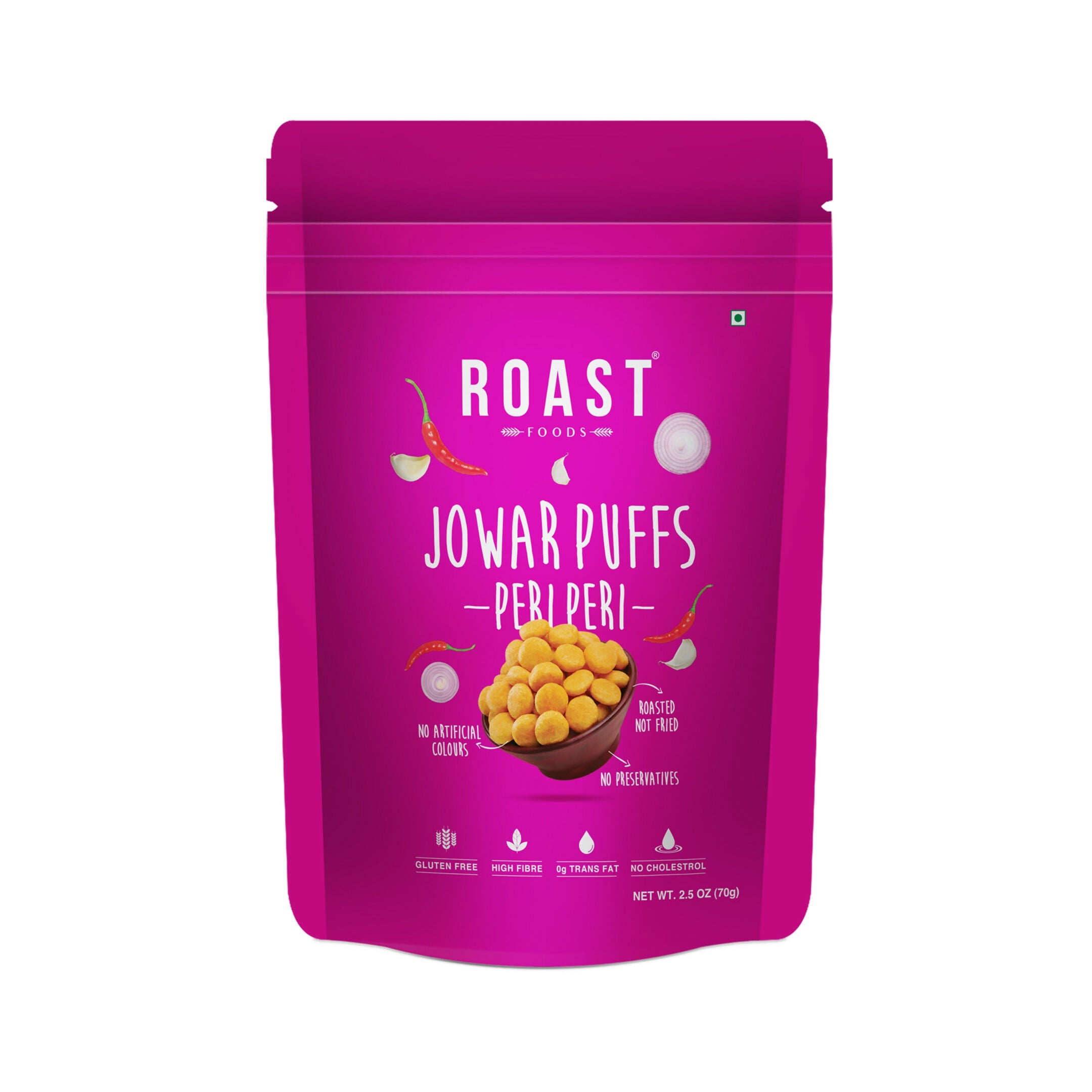 Roast Foods Jowar Puff Peri peri