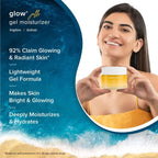 Aqualogica Glow+ Jello Moisturizer | Vitamin C & Papaya Formula | Brightens & Hydrates Skin