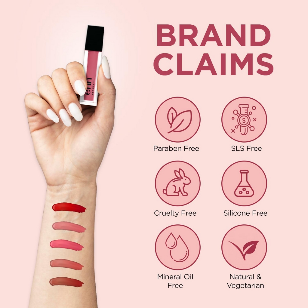 Enn Semi Matte Red Liquid Lipstick - Cosmo Pink