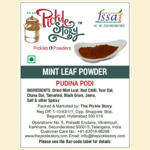 The Pickle Story Pudina Powder