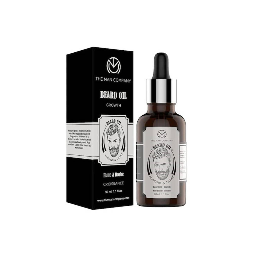 The Man Company Beard Growth Oil With Almond & Thyme