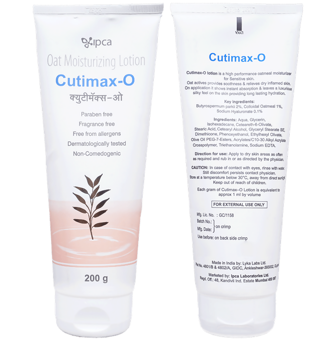 Cutimax-O Oat Moisturizing Lotion