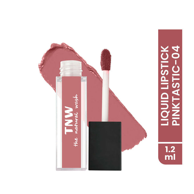 The Natural Wash Matte Velvet Longstay Liquid Mini Lipstick - 04 Pinktastic Main Image