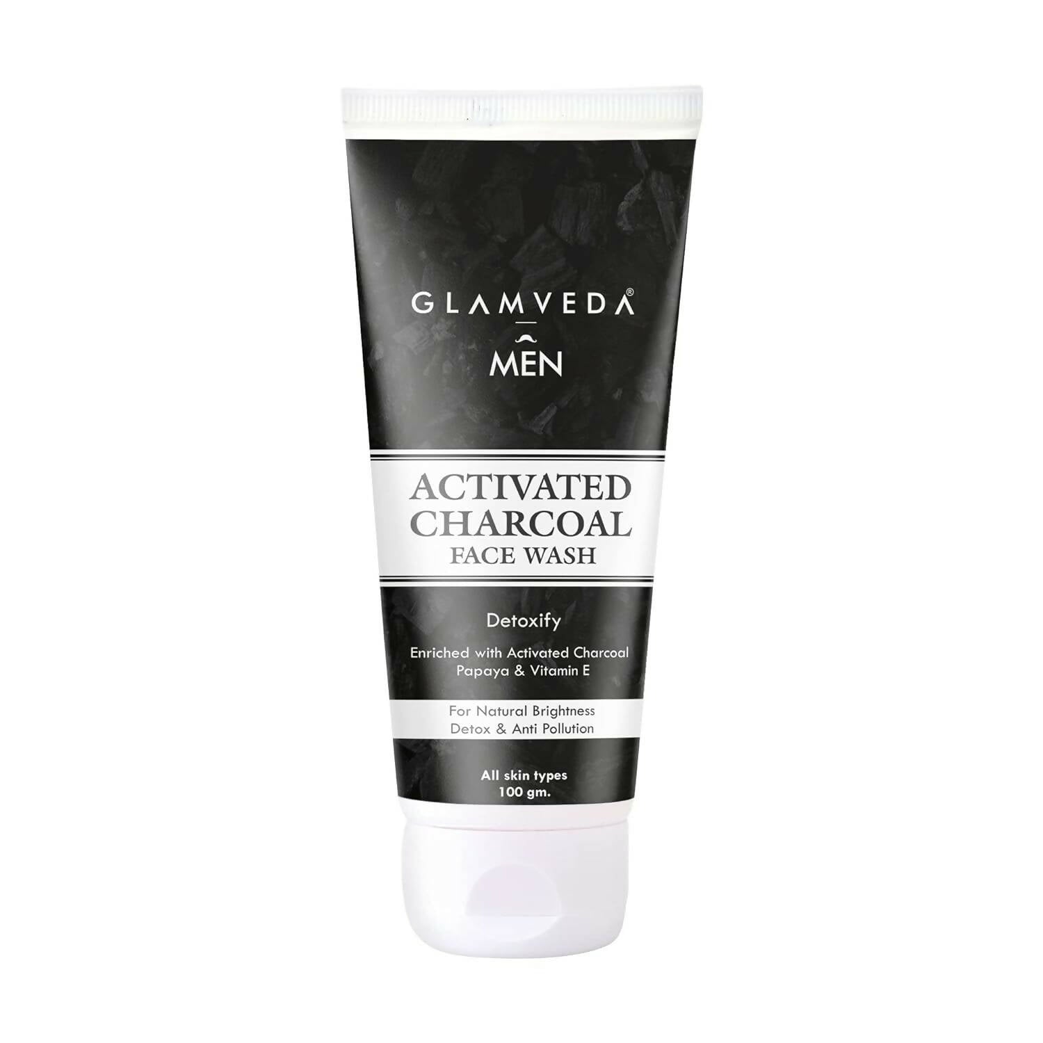Glamveda Activated Charcoal Detox Face Wash