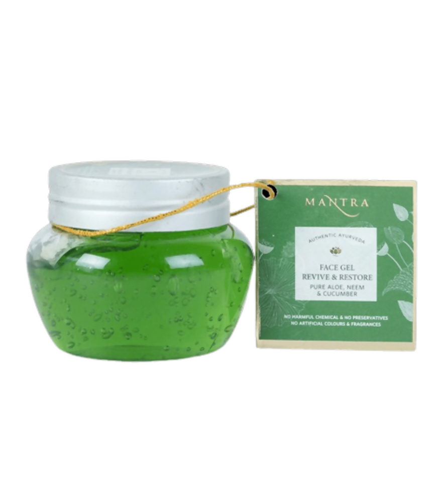 Mantra Herbal Face Gel Revive & Restore Pure Aloe Neem & Cucumber
