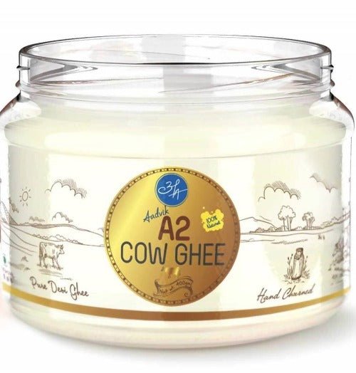 Aadvik A2 Cow Ghee | A2 Gir Cow Ghee | Bilona Method Cultured Ghee Hover Image