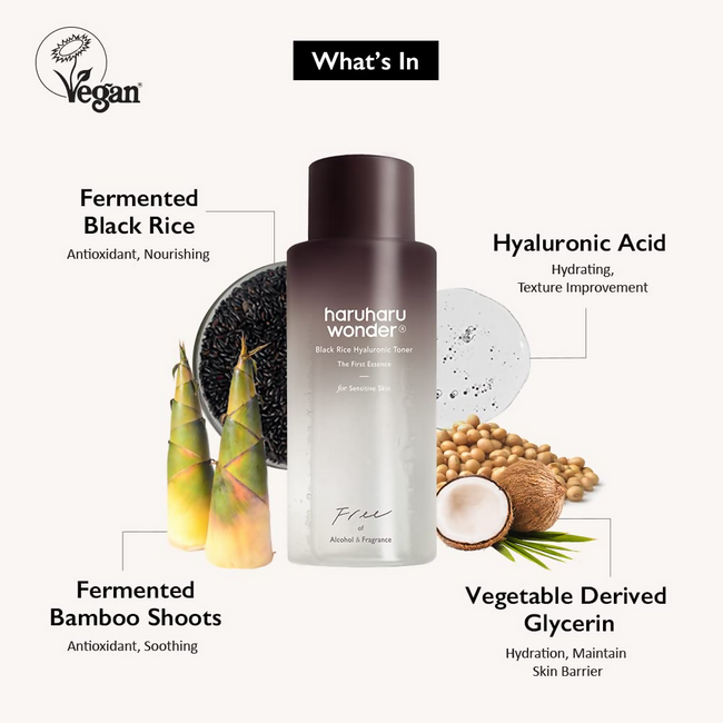 Haruharu Wonder Black Rice Hyaluronic Toner Main Image