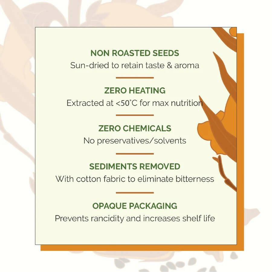 Gramiyaa Wood Cold Pressed Sesame Oil