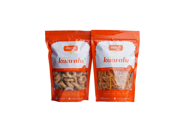 Vellanki Foods Snacks Combo (250 gm Each) - Vampoosa, Chegodi Main Image