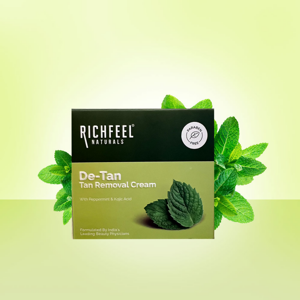 Richfeel De-tan Cream Natural Tan Removal Face Pack