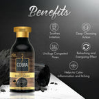 ST.JOHN Cobra Activated Charcoal Enriched Body Wash for Deep Cleansing, Detox & Refreshing Fragrance For All Skin Types