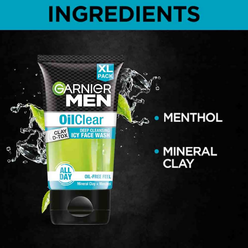 Garnier Oil Clear Facewash For Men
