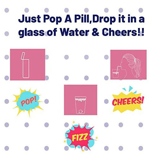 Chicnutrix Glow Japanese Glutathione & Vit. C and Bounce Biotin Effervescent Tablets Combo - Skin Whitening and Hair Growth Supplements