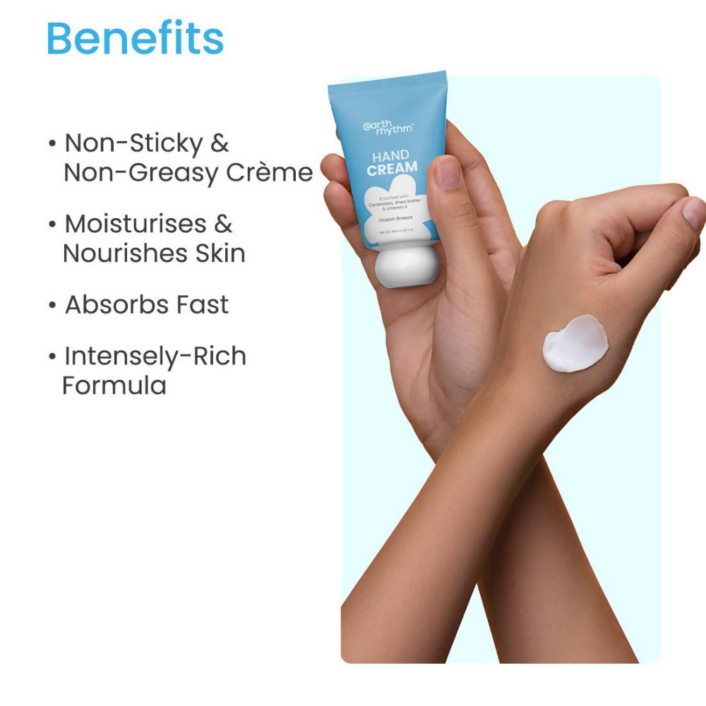 Earth Rhythm Ocean Breeze Hand Cream Enriched with Ceramide