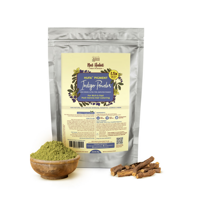 Nat Habit Hufa Pigment Indigo Powder Natural Hair Color Main Image