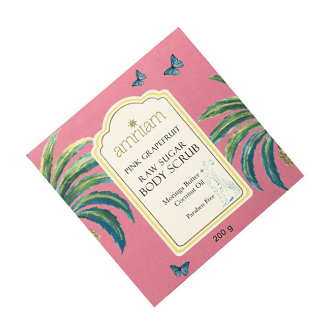 Amritam by Good Earth Pink Grapefruit Raw Sugar Body Scrub Main Image