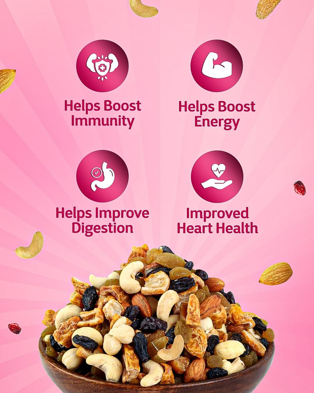 True Elements Panchmeva Dry Fruits Mix