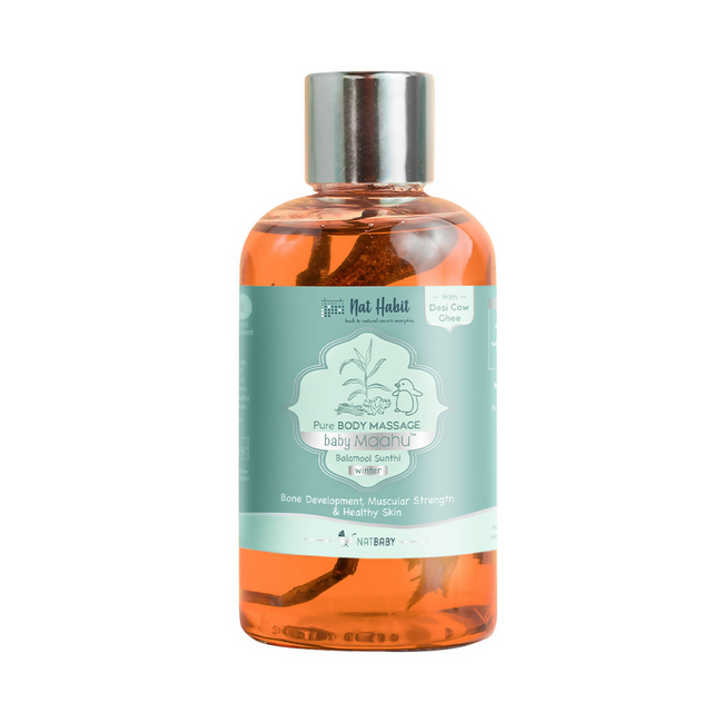 Nat Habit Balamool Sunthi Pure Baby Maah Baby Massage Oil Hover Image