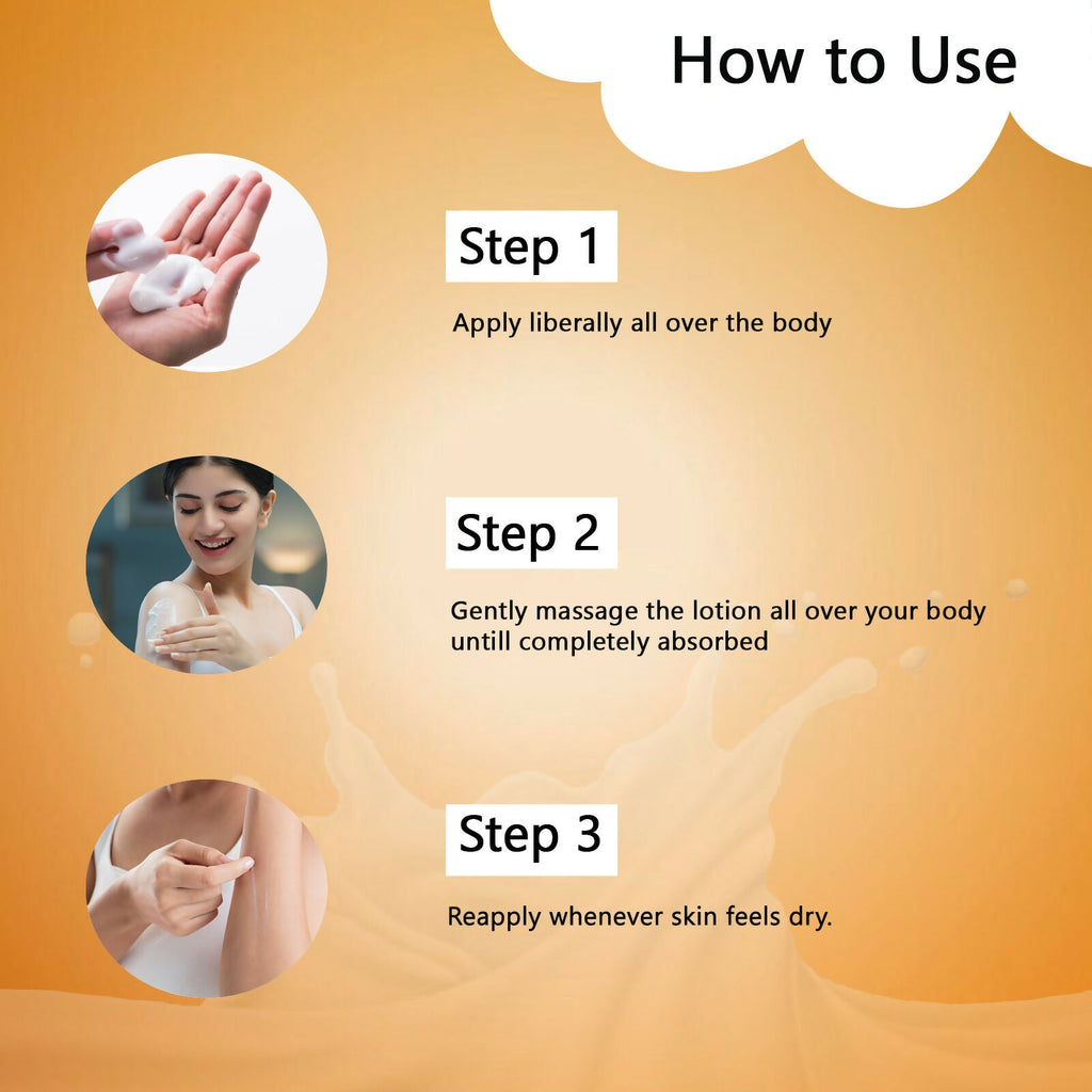 Globus Naturals Herbal Vitamin C Moisturizing Body Lotion For Skin Brightening & Nourishment, Glowing & Youthful Skin, All Skin Types