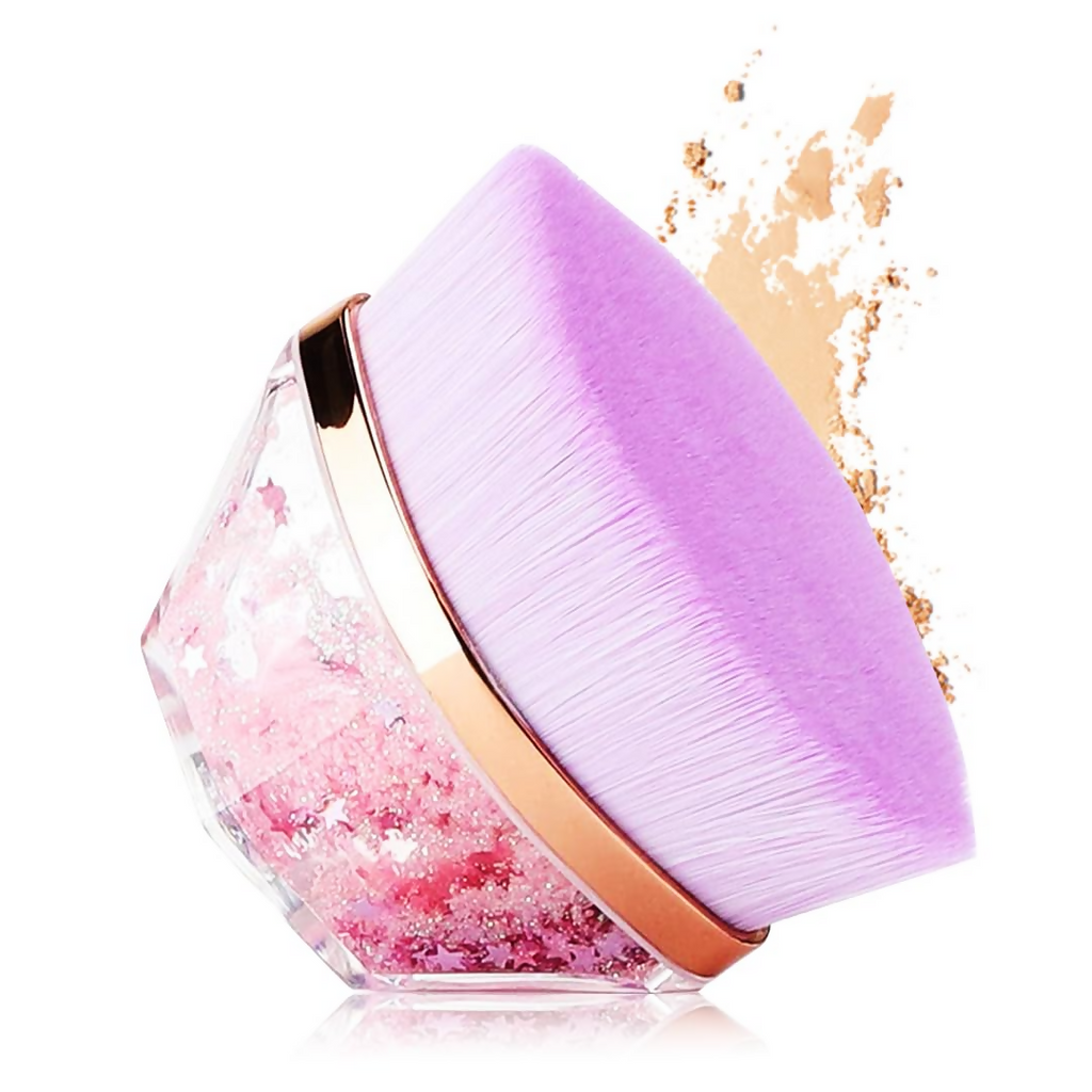 Gleva Foundation Makeup Brush Crystal Purple